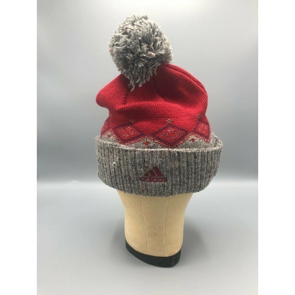 Soccer Pom Beanie Adult Cap‎ Hat Football One Size - Picture 5 of 7